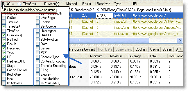 quick column customize